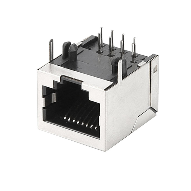 کانکتور مادگی شبکه مدل 8Pin-90Deg-PCB.Mount