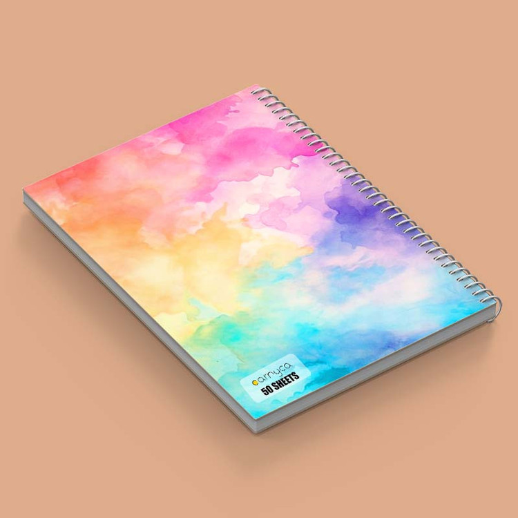 دفتر نقاشی 50 برگ کارنیکا طرح آبرنگ Water color کد 95491 مجموعه 4 عددی