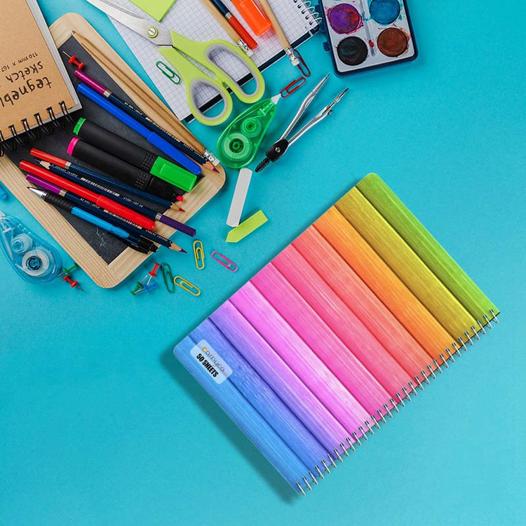دفتر نقاشی 50 برگ کارنیکا طرح آبرنگ Water color کد 95491 مجموعه 4 عددی