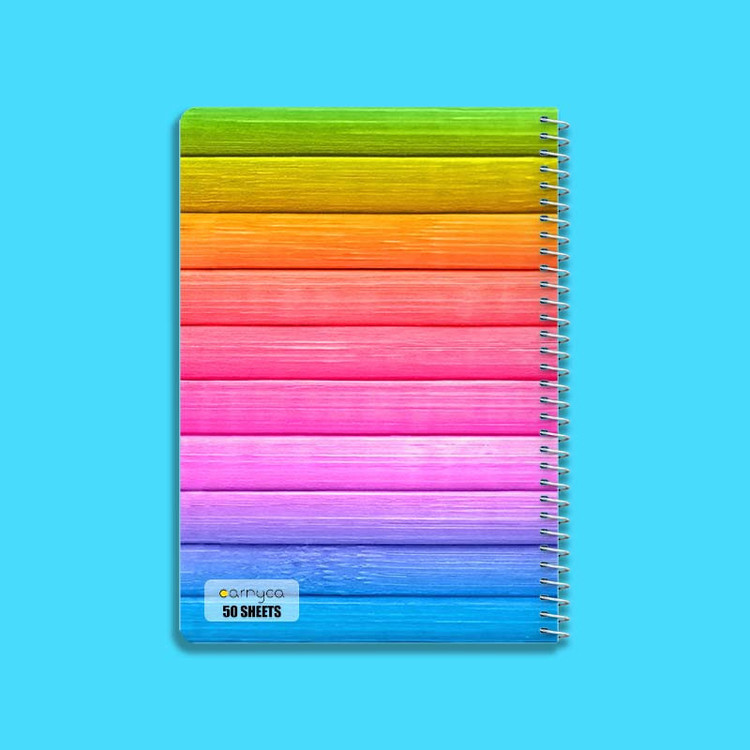 دفتر نقاشی 50 برگ کارنیکا طرح آبرنگ Water color کد 95491 مجموعه 4 عددی