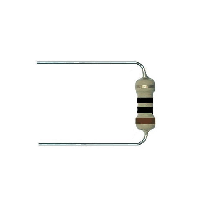 مقاومت 10 اهم مدل 1/4W-5% بسته 100 عددی