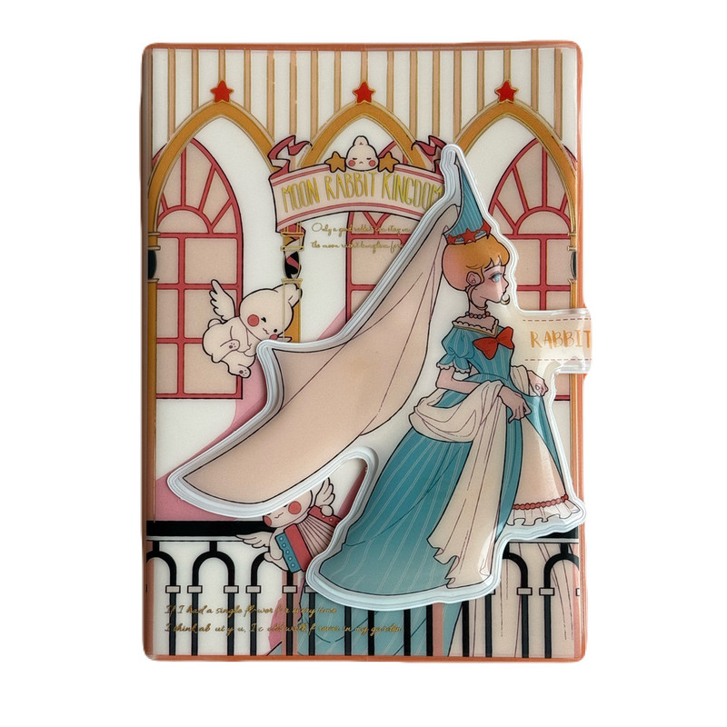 دفترچه خاطرات 200 برگ مدل Moon Rabbit Kingdom
