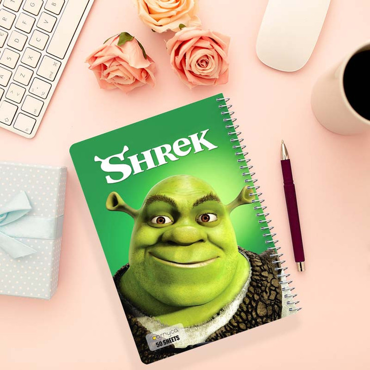 دفتر نقاشی 50 برگ کارنیکا طرح شرک Shrek کد 23880 مجموعه 4 عددی