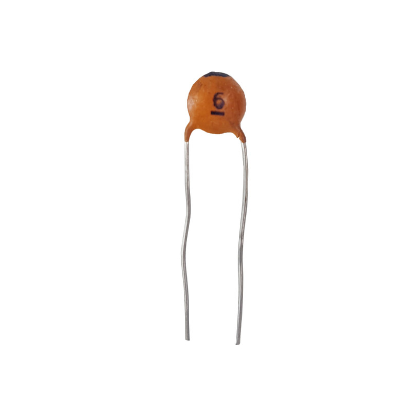 خازن عدسی 6 پیکو فاراد کد 906 بسته 50 عددی