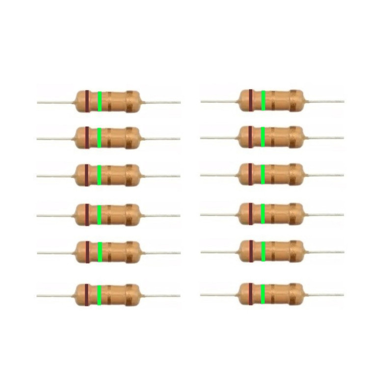 مقاومت 120 کیلو اهم مدل 3 وات بسته 5 عددی