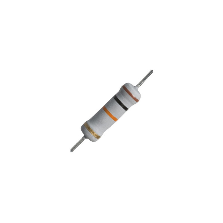 مقاومت 10 کیلو اهم 3 وات کد 10K/2W بسته 30 عددی
