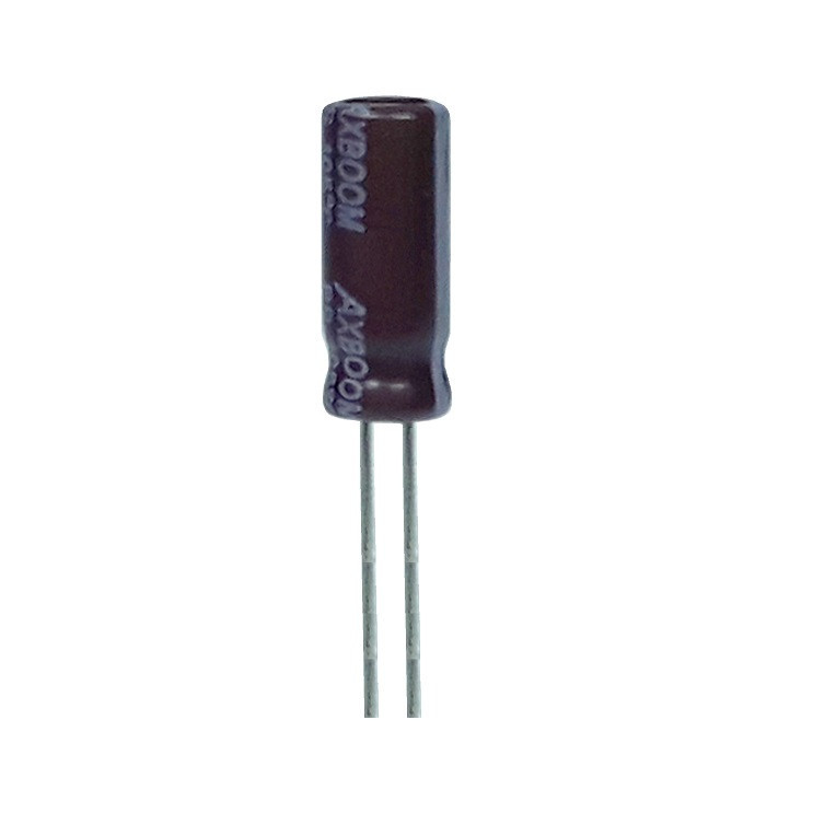 خازن الکترولیت 22 میکروفاراد 16ولت آکسبوم مدل TEC-2216 بسته 16 عددی
