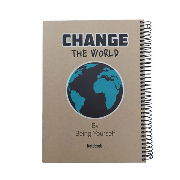 دفتر مشق پاپکو مدل Change The World
