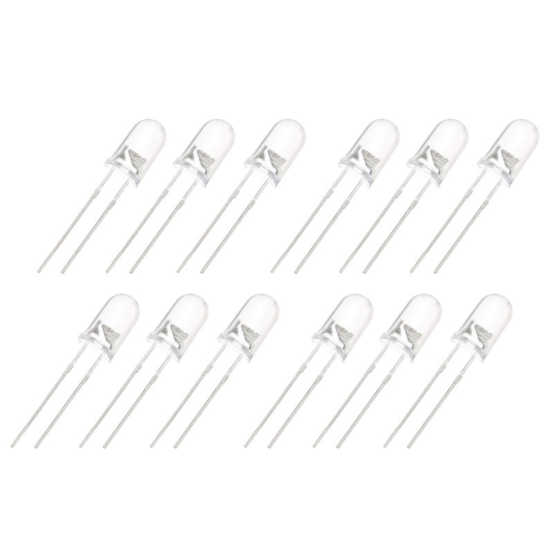 دیود LED مدل D5mm Red بسته 12 عددی