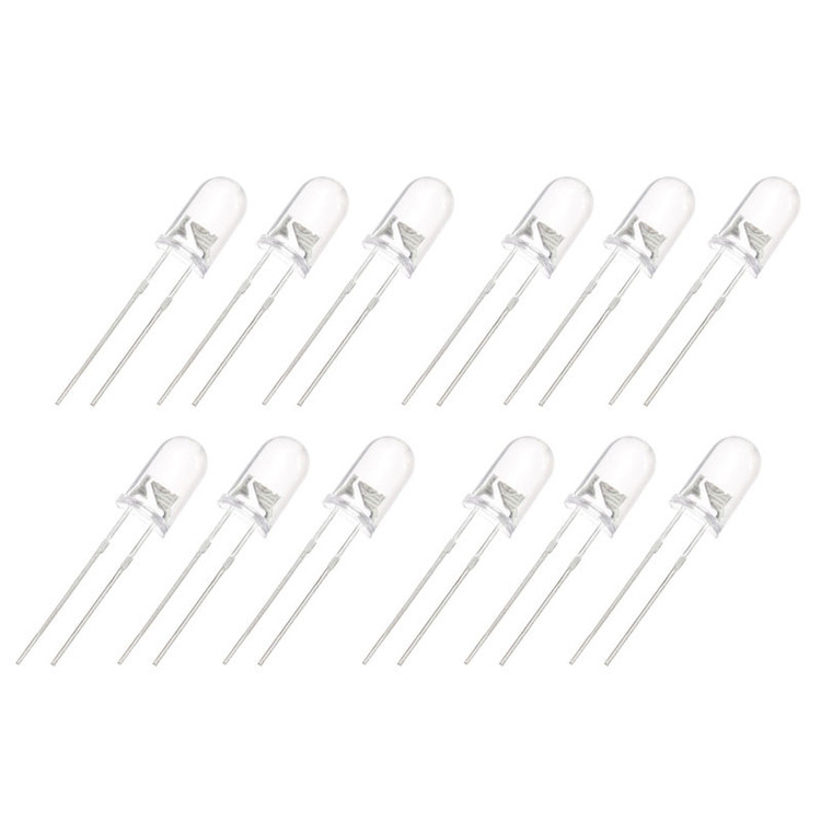 دیود LED مدل D5mm Red بسته 12 عددی