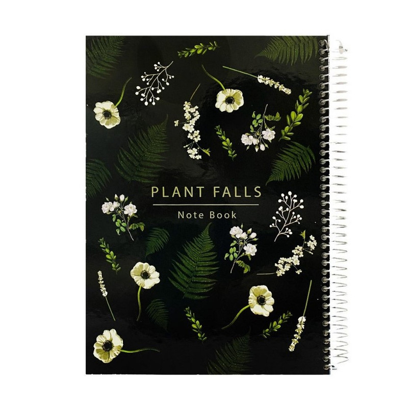 دفتر مشق 100 برگ پاپکو طرح PLANT FALLS کد PN-6170