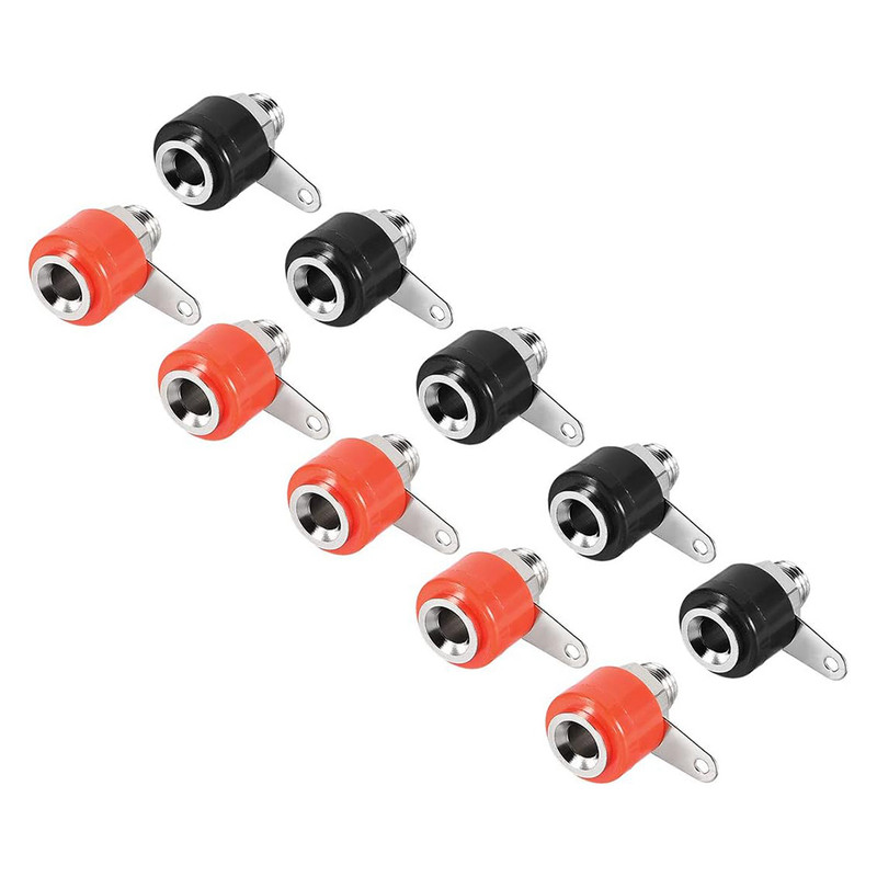 فیش مادگی منبع تغذیه مدل 4mm بسته 10 عددی