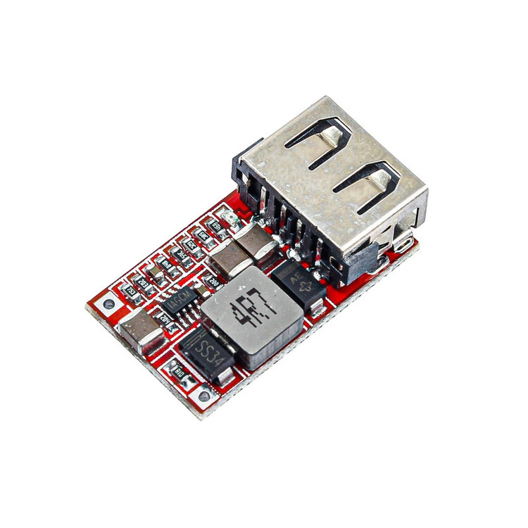 ماژول رگولاتور کاهنده ولتاژ مدل singel port کد 5V_usb_rd