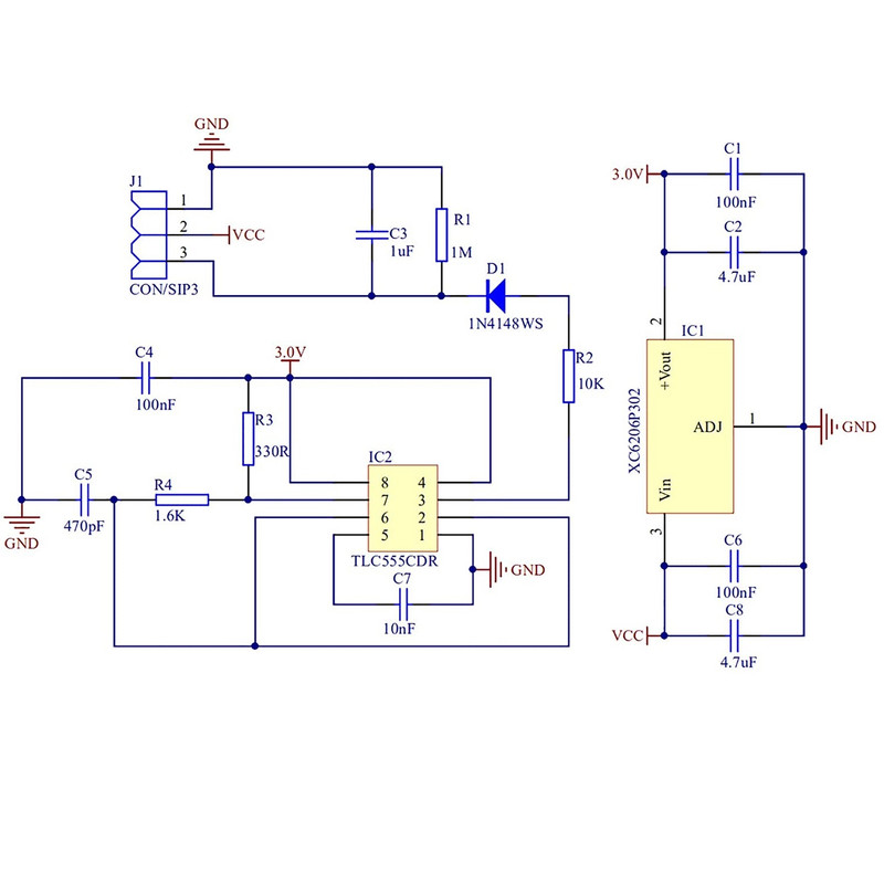 ماژول رطوبت سنج خازنی خاک مدل 12