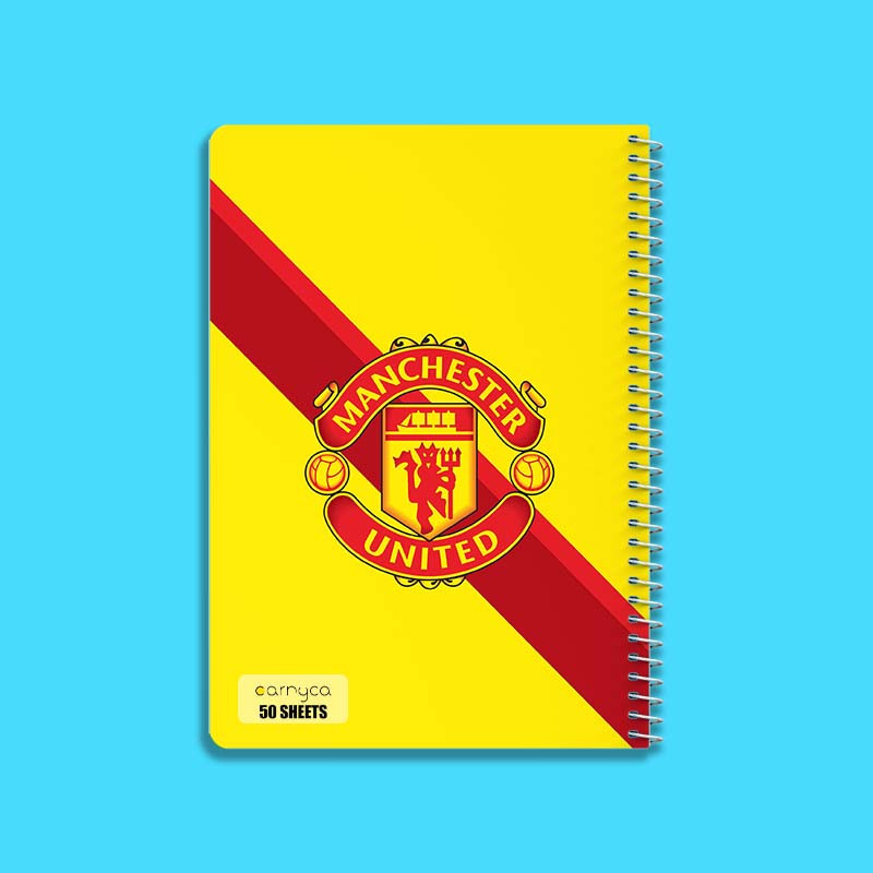 دفتر نقاشی 50 برگ کارنیکا طرح منچستر یونایتد Manchester United کد 11379 مجموعه 4 عددی
