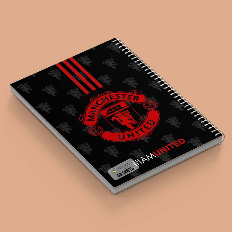 دفتر نقاشی 50 برگ کارنیکا طرح منچستر یونایتد Manchester United کد 11379 مجموعه 4 عددی