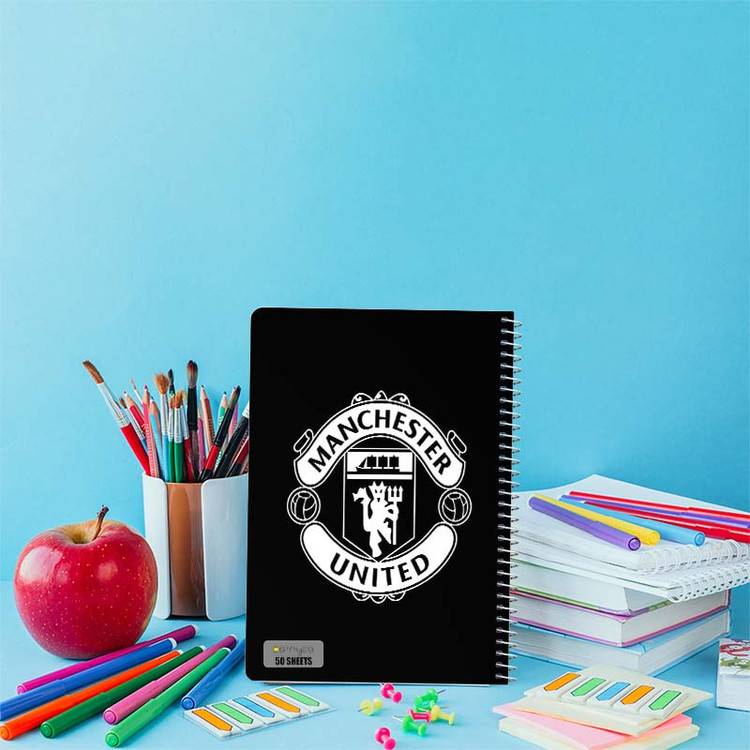 دفتر نقاشی 50 برگ کارنیکا طرح منچستر یونایتد Manchester United کد 11379 مجموعه 4 عددی