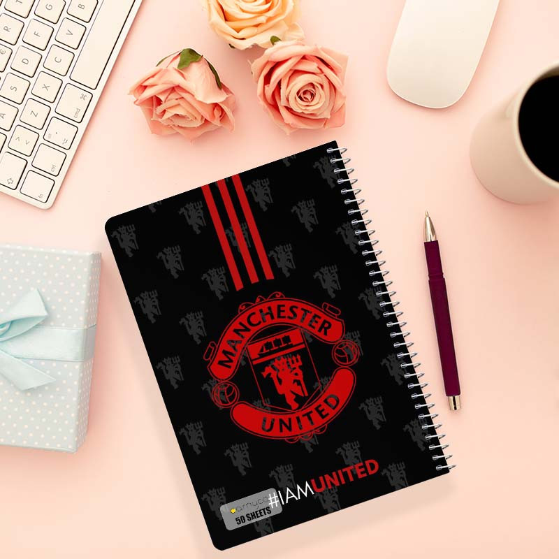 دفتر نقاشی 50 برگ کارنیکا طرح منچستر یونایتد Manchester United کد 11379 مجموعه 4 عددی