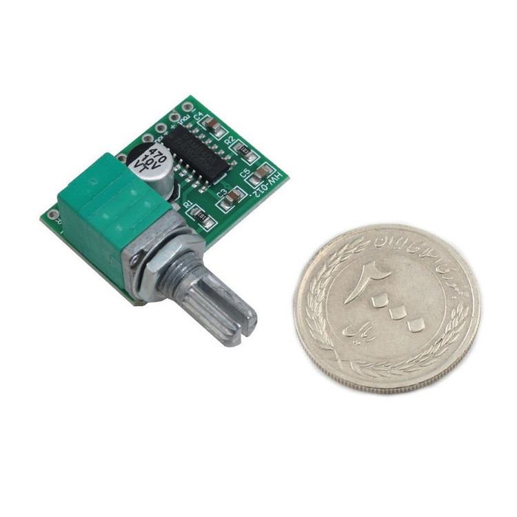 ماژول آمپلی فایر استریو ولوم دار 3 وات مدل PAM8403