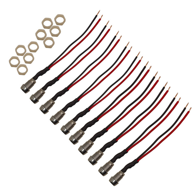 مینی دات ال ای دی 12 ولت مدل RGB-12V بسته 10 عددی