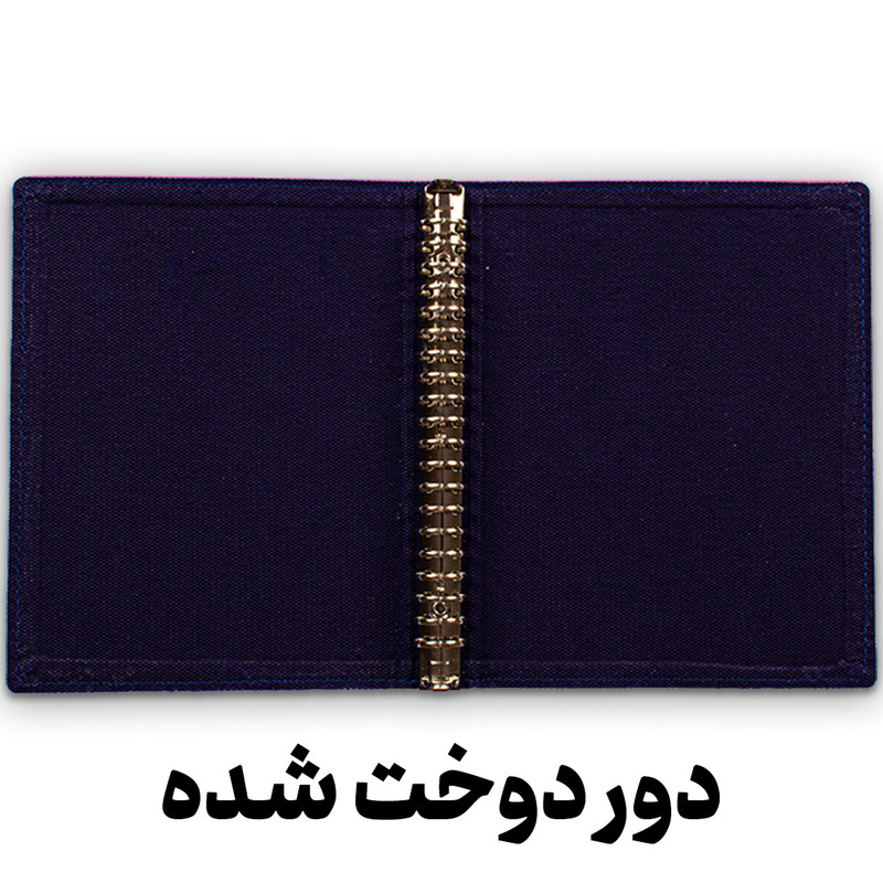 دفتر کلاسوری شهاب مدل گلدار 20 حلقه کد L2170