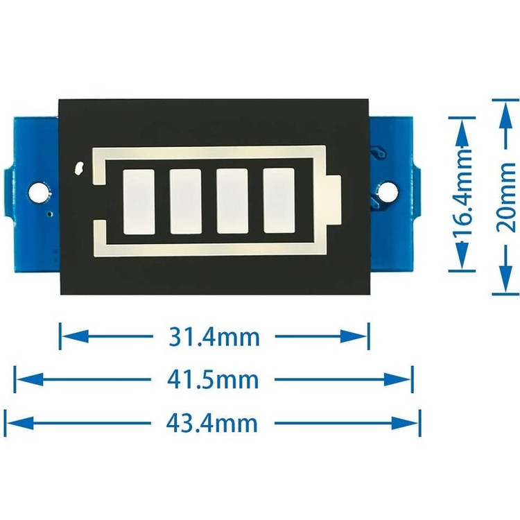 ماژول نمایش سطح شارژ باتری لیتیومی مدل MP-3S