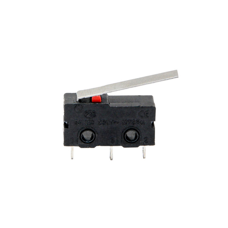 میکرو سوئیچ اهرم دار مدل 5A-250V بسته 5 عددی