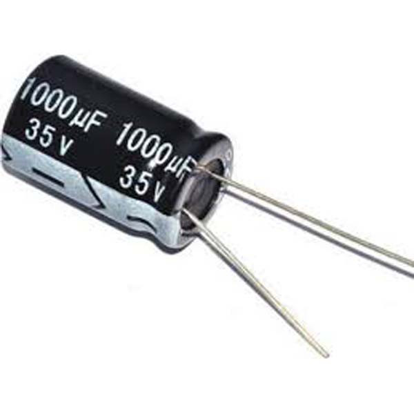 خازن الکترولیت 1000 میکروفاراد مدل ESR001 بسته 10 عددی