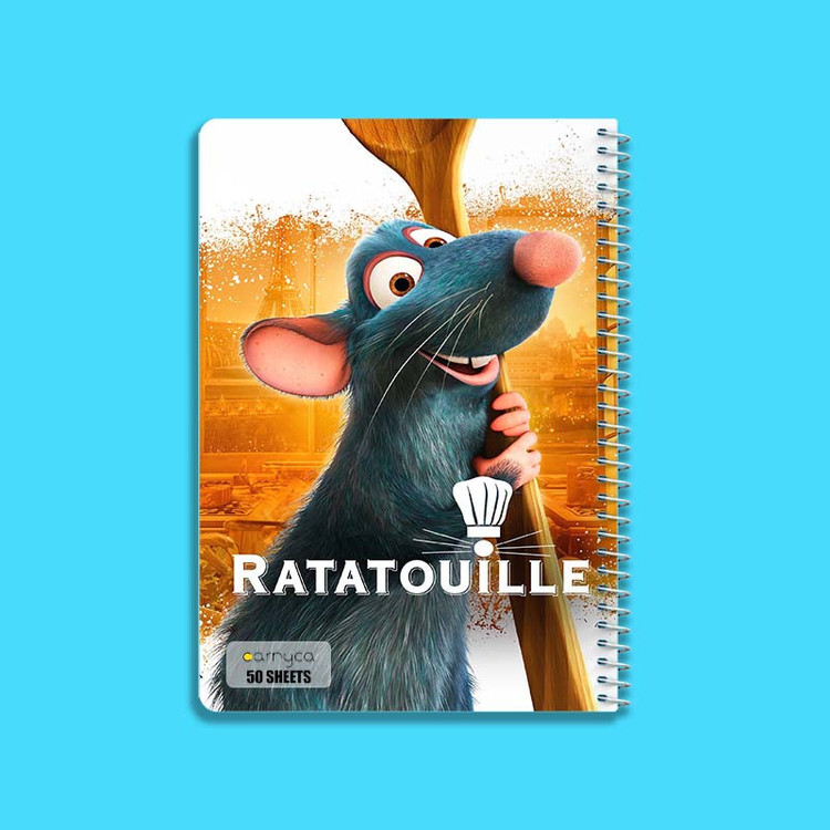 دفتر نقاشی 50 برگ کارنیکا طرح راتاتوی Ratatouille کد 61856 مجموعه 4 عددی