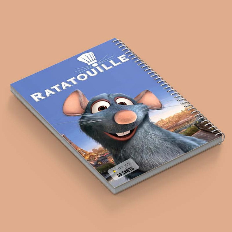 دفتر نقاشی 50 برگ کارنیکا طرح راتاتوی Ratatouille کد 61856 مجموعه 4 عددی