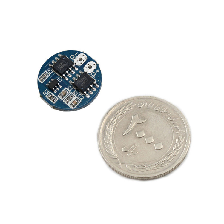 ماژول محافظ شارژ و دشارژ باتری لیتیومی مدل 2S_5A کد 2mos_round