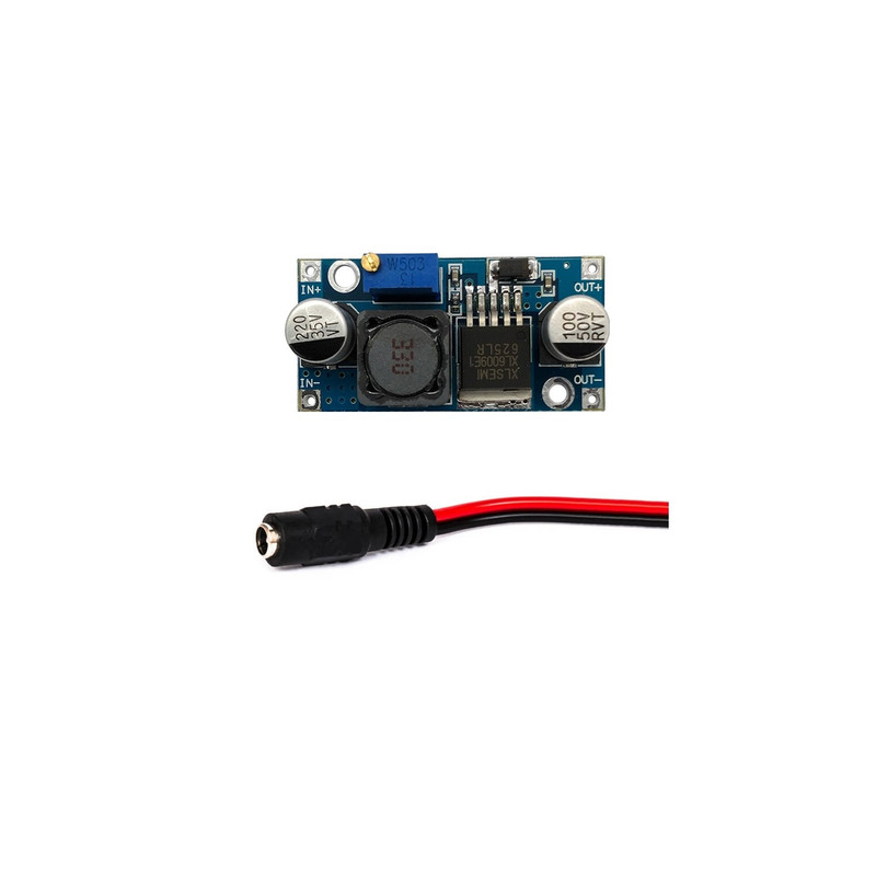 ماژول مبدل افزاینده مدلDC-DC XL6009/LM2577 به همراه فیش مادگی