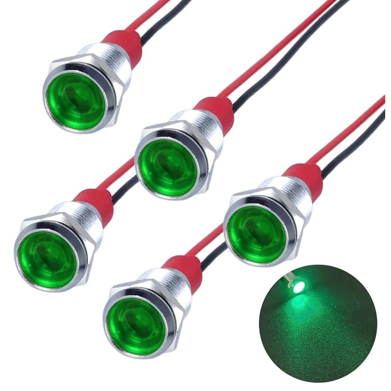 چراغ سیگنال مدل 9V-24V GR 8mm
