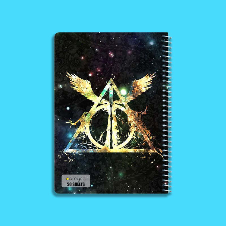 دفتر نقاشی 50 برگ کارنیکا طرح هری پاتر Harry Potter کد 67527 مجموعه 4 عددی