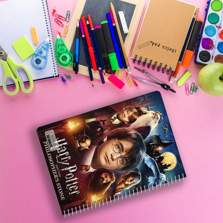 دفتر نقاشی 50 برگ کارنیکا طرح هری پاتر Harry Potter کد 67527 مجموعه 4 عددی