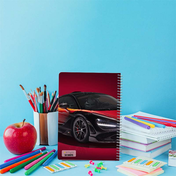 دفتر نقاشی 50 برگ کارنیکا طرح مکلارن McLaren کد 86251 مجموعه 4 عددی