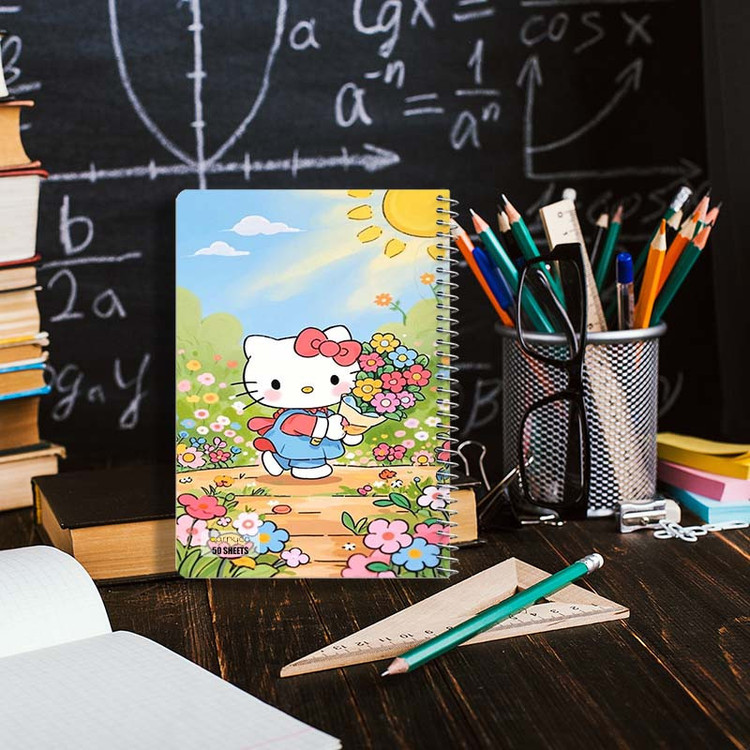 دفتر نقاشی 50 برگ کارنیکا طرح هلو کیتی hello kitty کد 71455 مجموعه 4 عددی