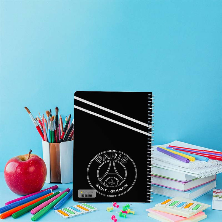 دفتر نقاشی 50 برگ کارنیکا طرح پاریسنژرمن Paris Saint Germain کد 19239 مجموعه 4 عددی