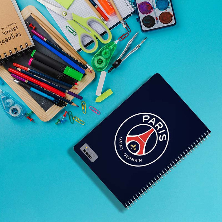 دفتر نقاشی 50 برگ کارنیکا طرح پاریسنژرمن Paris Saint Germain کد 19239 مجموعه 4 عددی