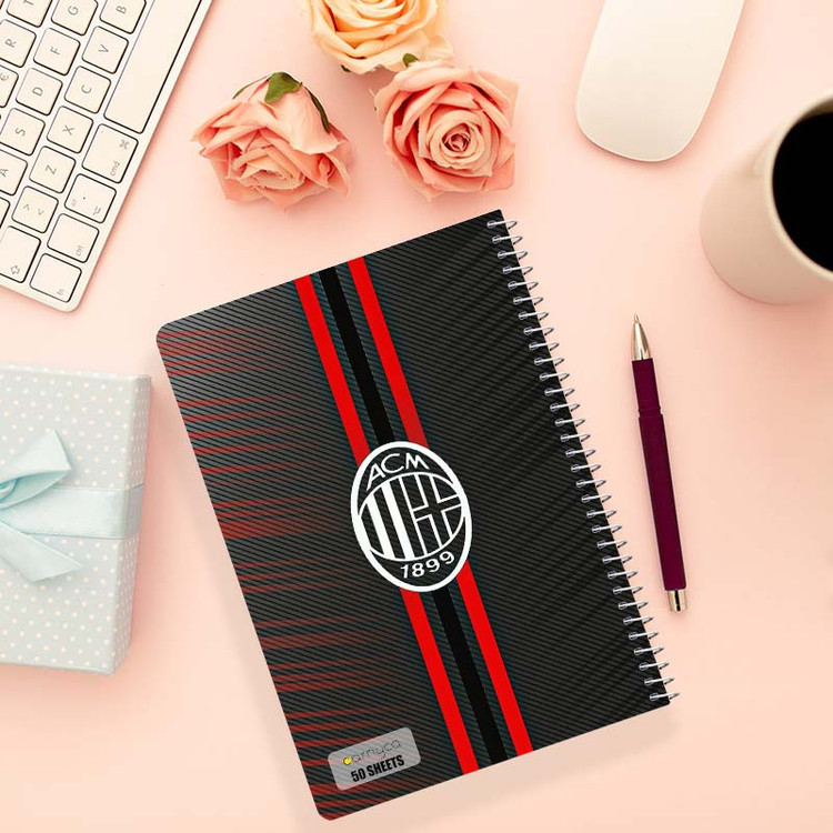 دفتر نقاشی 50 برگ کارنیکا طرح آ.ث. میلان AC Milan کد 70830 مجموعه 4 عددی