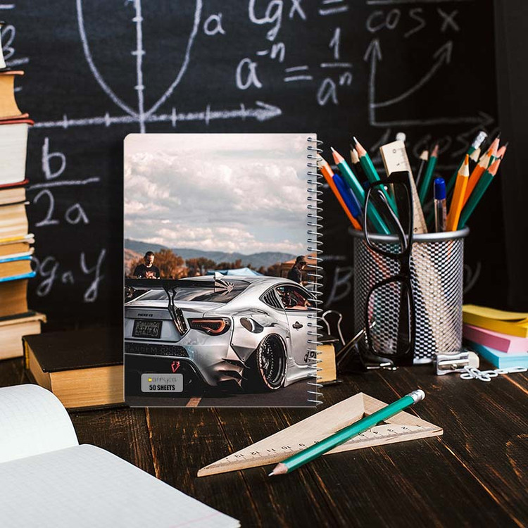دفتر نقاشی 50 برگ کارنیکا طرح تویوتا جیتی ۸۶ Toyota GT86 کد 66489 مجموعه 4 عددی