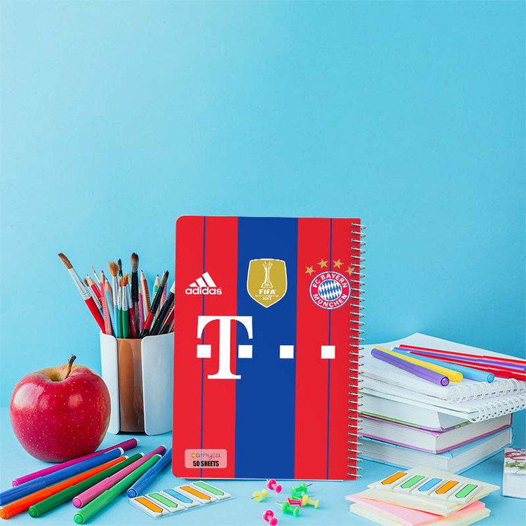 دفتر نقاشی 50 برگ کارنیکا طرح بایرن مونیخ Bayern Munich کد 69952 مجموعه 4 عددی