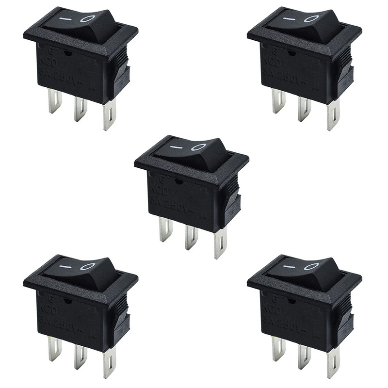 کلید راکر مدل 3 پایه KCD1-11 بسته 5 عددی