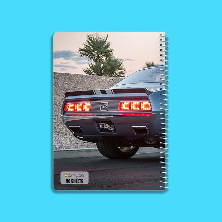 دفتر نقاشی 50 برگ کارنیکا طرح شورولت کامارو Chevrolet Camaro کد 90296 مجموعه 4 عددی