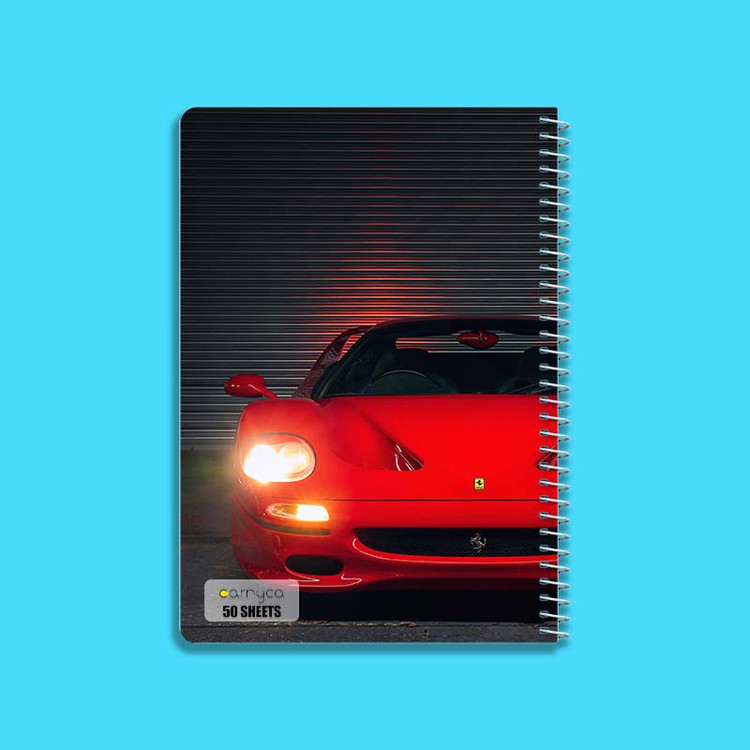 دفتر نقاشی 50 برگ کارنیکا طرح Ferrari کد 16536 مجموعه 4 عددی