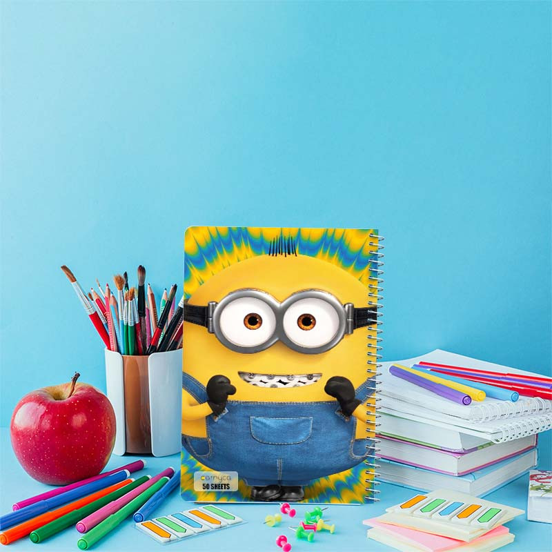 دفتر نقاشی 50 برگ کارنیکا طرح Despicable Me کد 72606 مجموعه 4 عددی