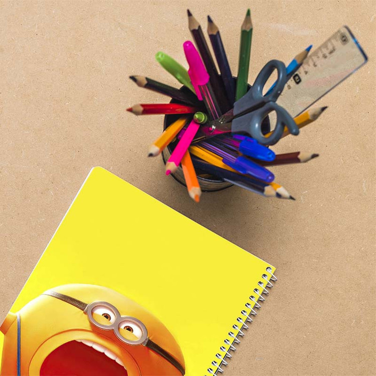 دفتر نقاشی 50 برگ کارنیکا طرح Despicable Me کد 72606 مجموعه 4 عددی
