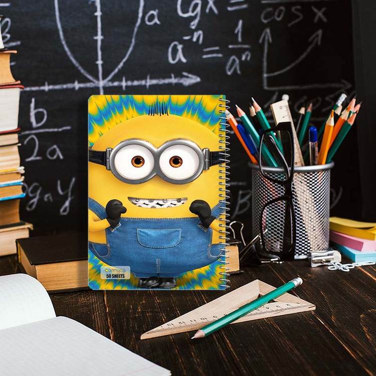 دفتر نقاشی 50 برگ کارنیکا طرح Despicable Me کد 72606 مجموعه 4 عددی