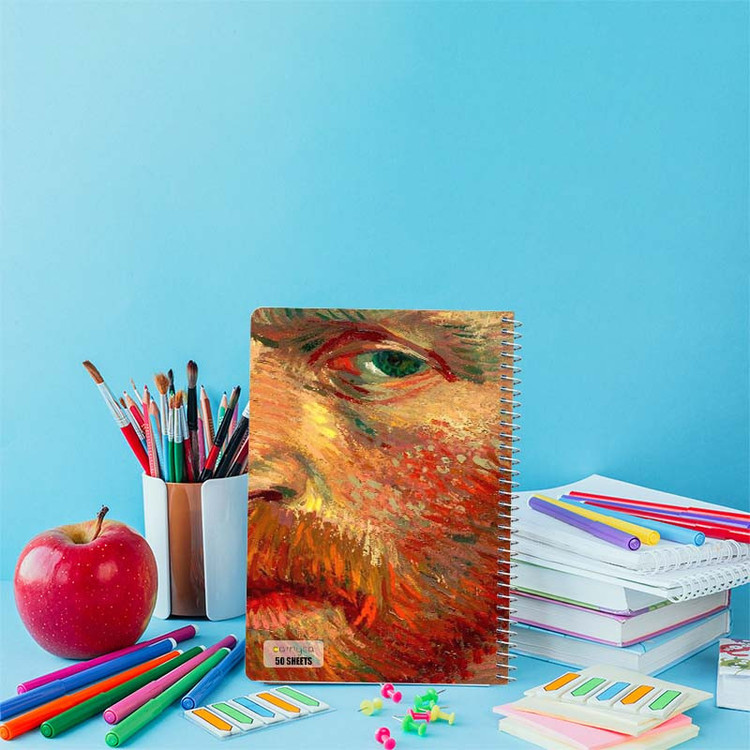 دفتر نقاشی 50 برگ کارنیکا طرح نقاشیهای ونگوگ Van Gogh Paintings کد 66652 مجموعه 4 عددی