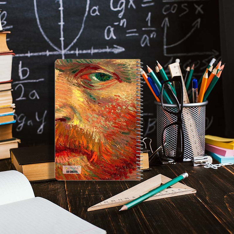 دفتر نقاشی 50 برگ کارنیکا طرح نقاشیهای ونگوگ Van Gogh Paintings کد 66652 مجموعه 4 عددی
